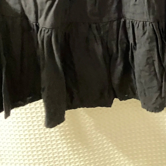 LOFT Tiered Split Neck Swing Dress - Picture 3 of 5